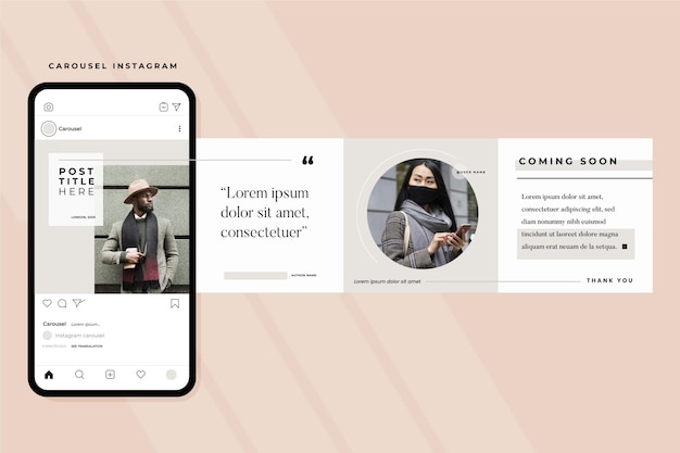 Plantillas de carrusel de instagram