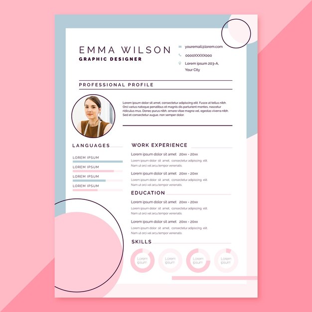 Plantillas de CV minimalistas