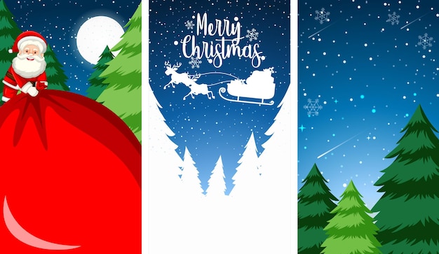 Vector gratuito plantillas de fondo con tema navideño