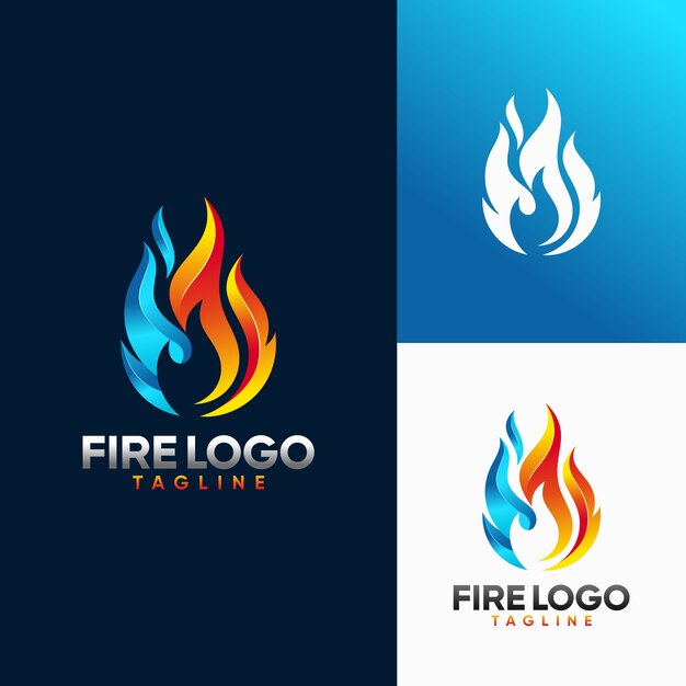 Plantillas de logotipo de fuego