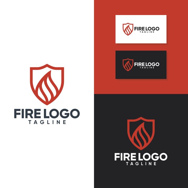 Plantillas de logotipo de fuego