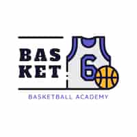 Vector gratuito platilla de logos de baloncesto