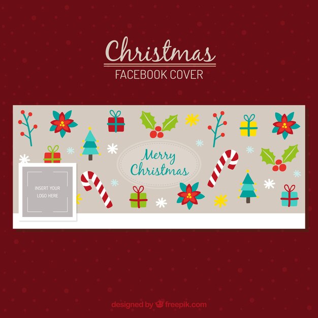 Portada de facebook decorativa de navidad 