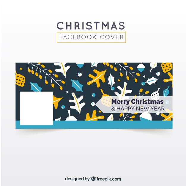 Portada facebook feliz navidad y feliz año nuevo