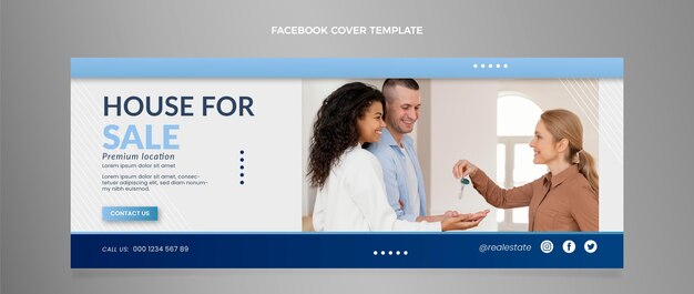 Portada de facebook inmobiliaria degradada