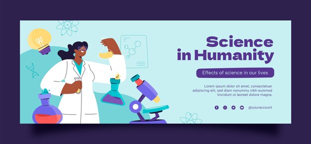 Portada de facebook de investigación científica.