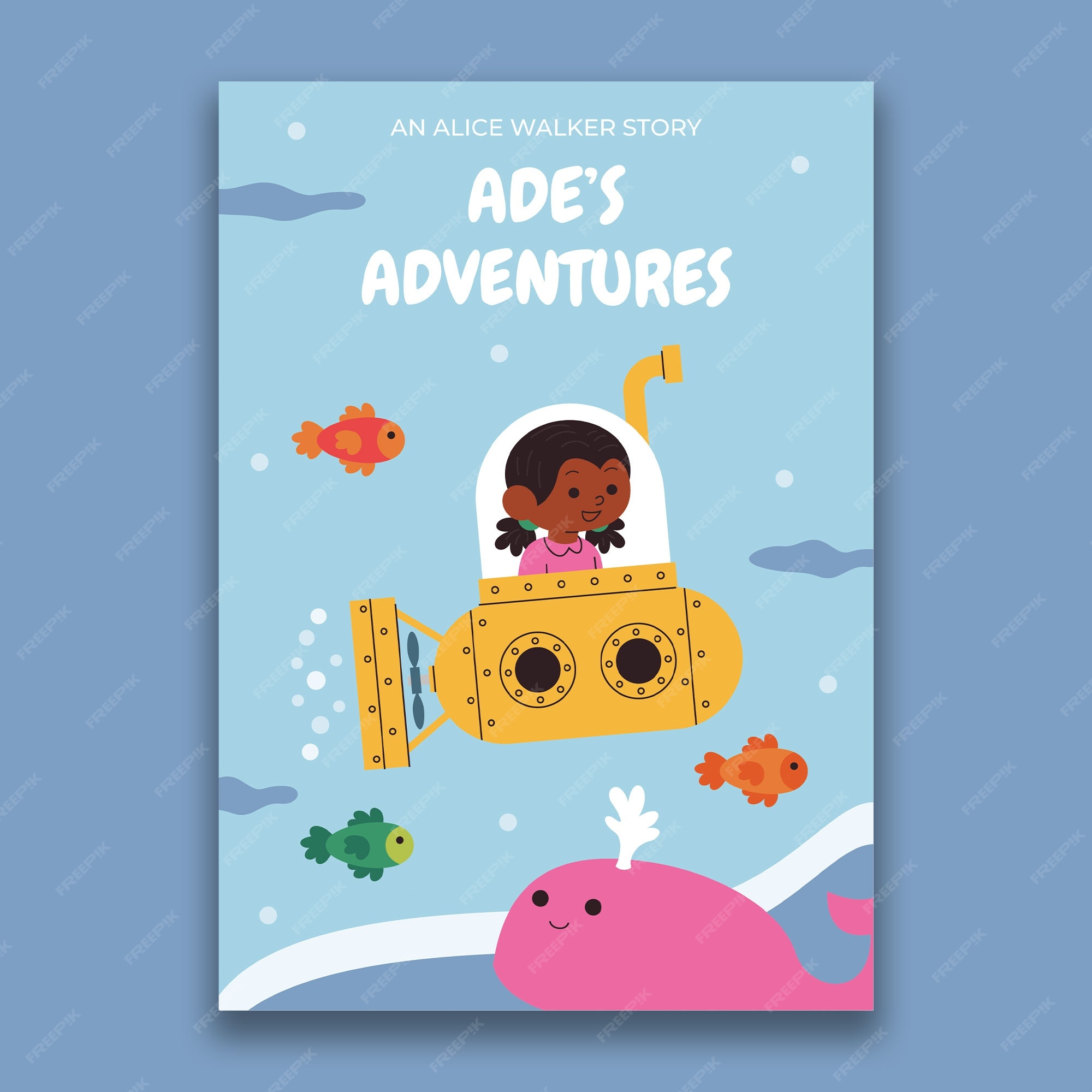 Portada del libro aventuras infantiles | Vector Gratis