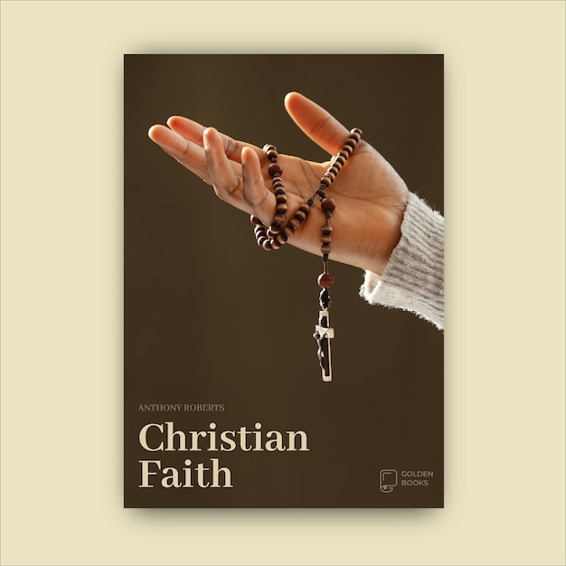 portada de libro cristiano simple