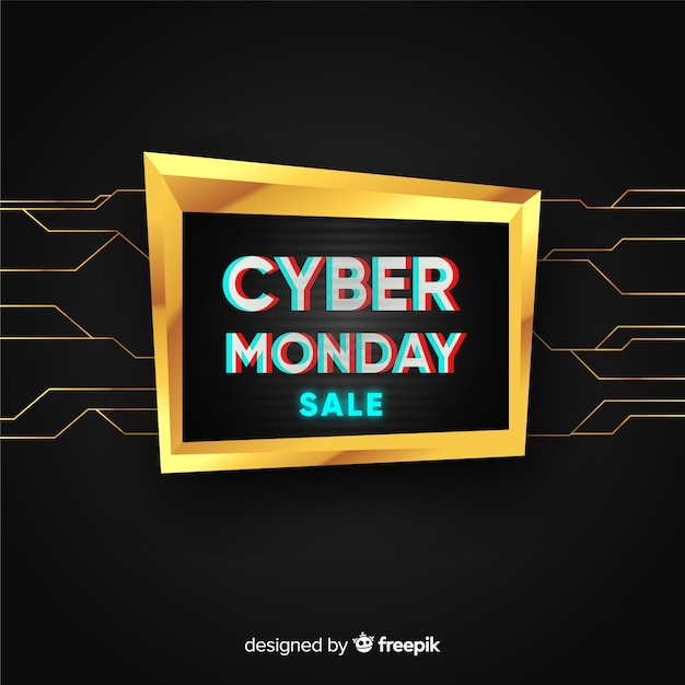 Poster de cyber monday