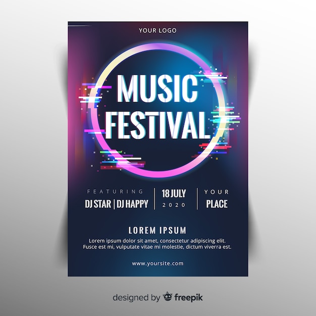 Poster de festival de música