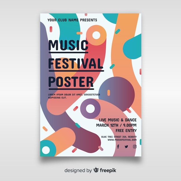 Poster de festival de música