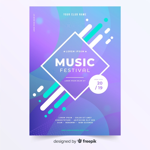 Poster de festival de música