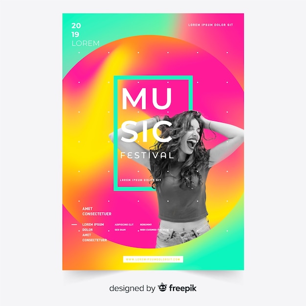 Poster de festival de música