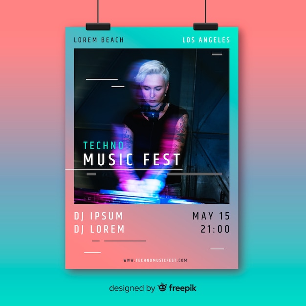 Poster de festival de música