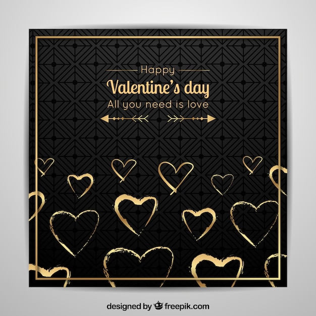 Vector gratuito poster de san valentín