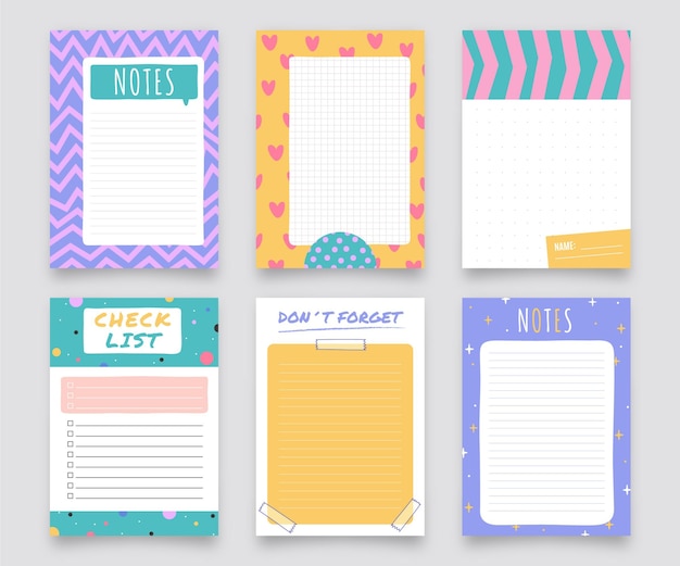 Precioso juego de notas y tarjetas para álbumes de recortes