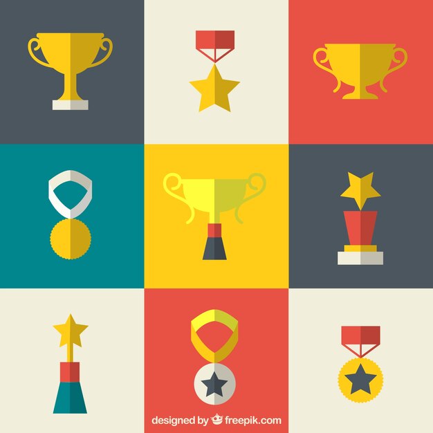 Los premios en diseño plano
