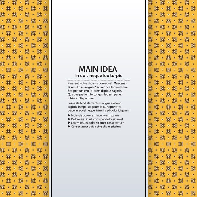 Presentación powerpoint con diseño amarillo