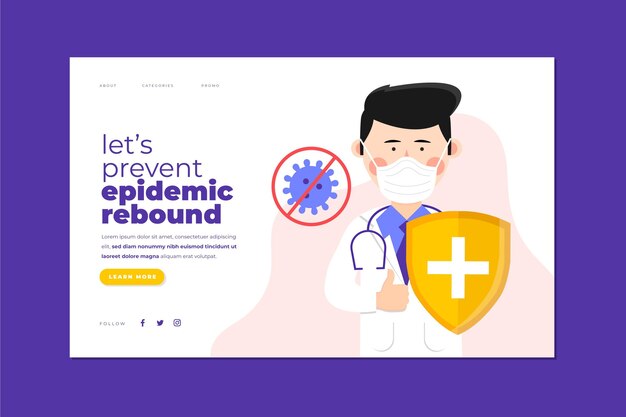Prevenir la página de inicio de rebote epidémico