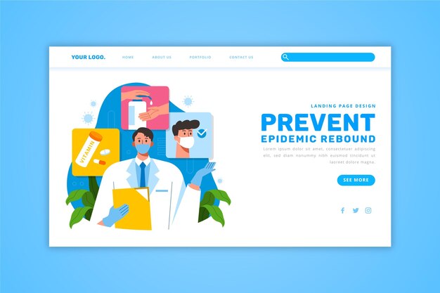 Prevenir la página de inicio de rebote epidémico
