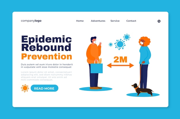 Prevenir el rebote epidémico - página de inicio