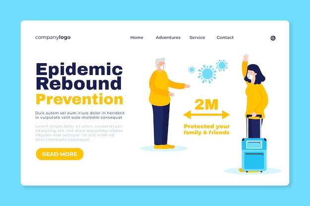 Prevenir el rebote epidémico - página de inicio