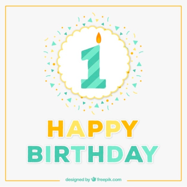 Primera tarjeta de cumpleaños