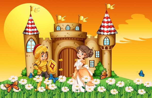 Una princesa y un caballero