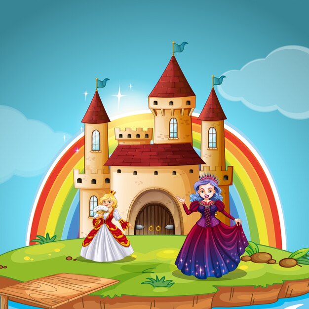 Princesa y reina en el castillo