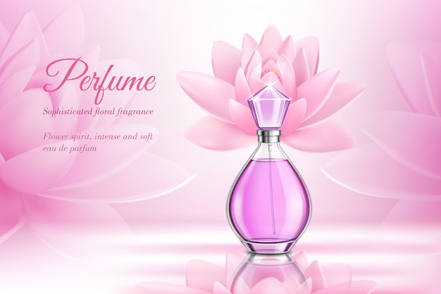 Producto de perfume composición de rosa