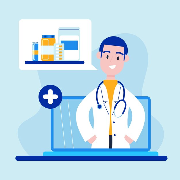 Profesional de la salud en línea
