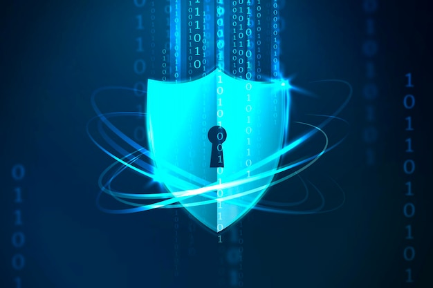 Protección de escudo de bloqueo futurista