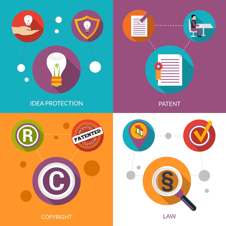 Vector gratuito protección de la idea de patente