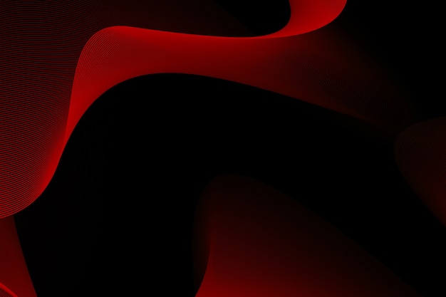 Protector de pantalla gráfico oscuro y ondulado