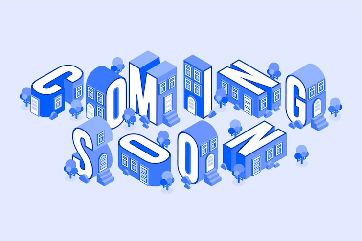 Vector gratuito próximamente con edificios