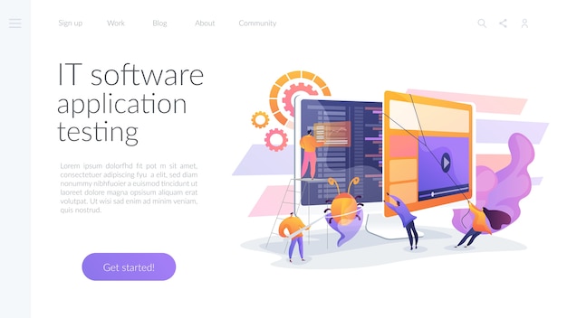 Pruebas de aplicaciones de software de TI