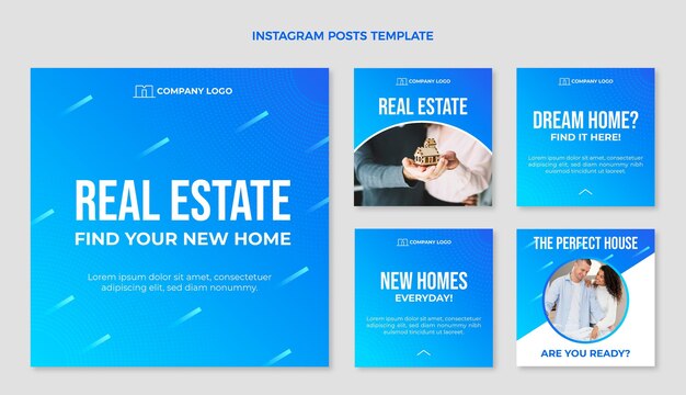 Publicación de instagram inmobiliaria degradada
