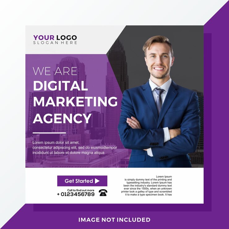 Vector gratuito publicación de instagram de plantilla de marketing empresarial
