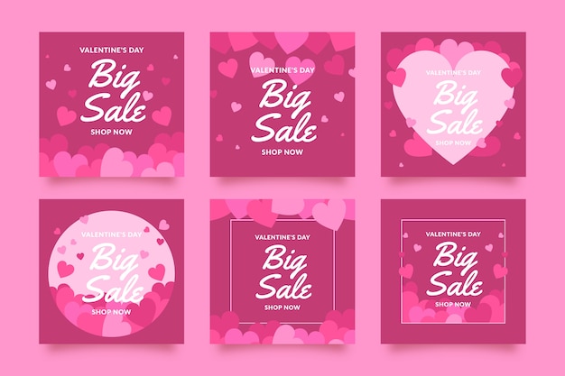 Publicación de instagram con ventas del día de san valentín