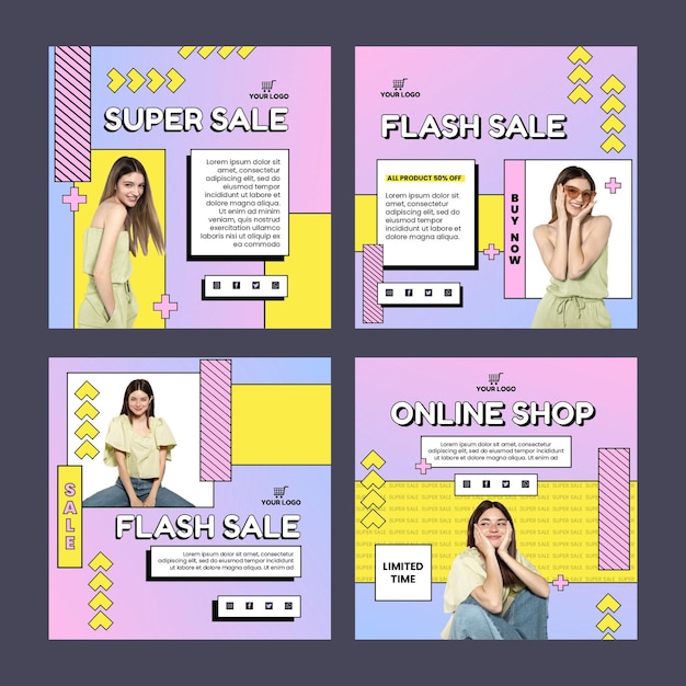 Publicaciones de instagram de compras en línea