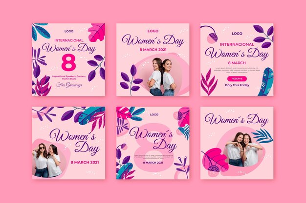 Publicaciones de instagram del día internacional de la mujer