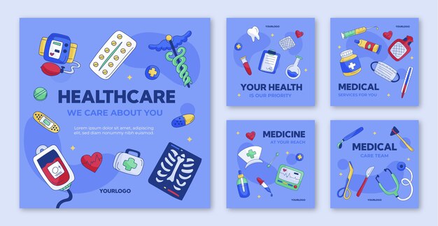Publicaciones de instagram del sistema de salud