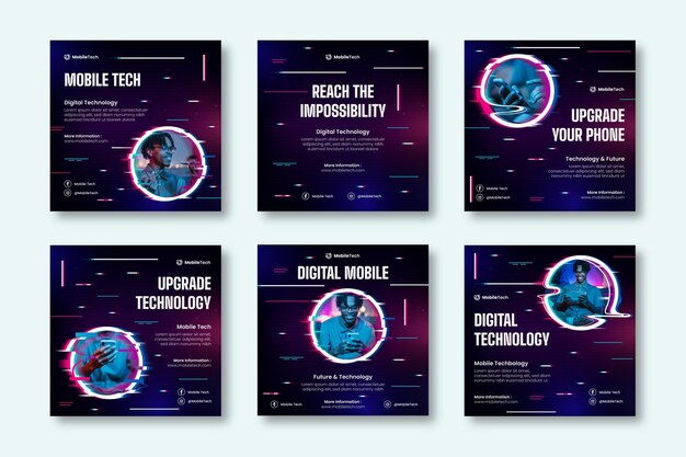 Publicaciones de instagram de tecnología móvil