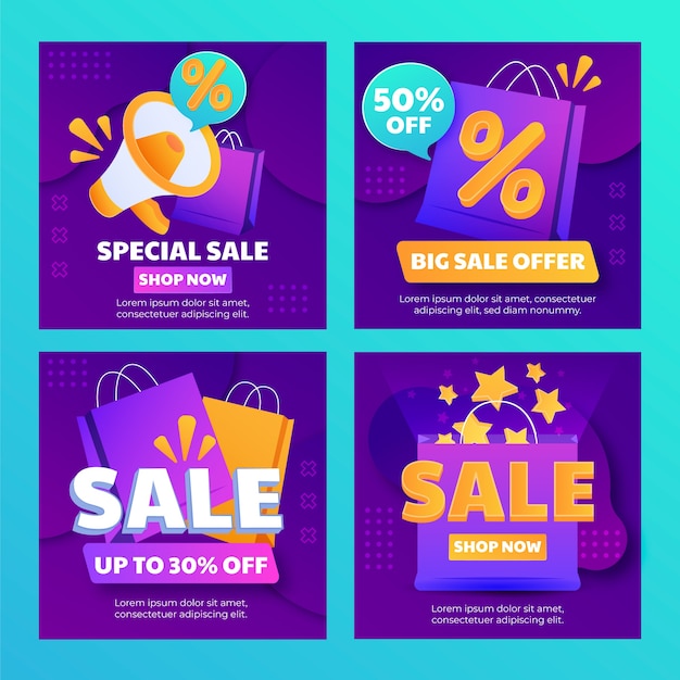 Publicaciones de instagram de ventas de compras