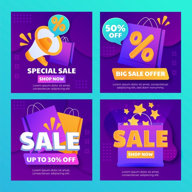 Publicaciones de instagram de ventas de compras