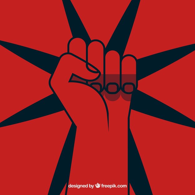 puño imagen vectorial