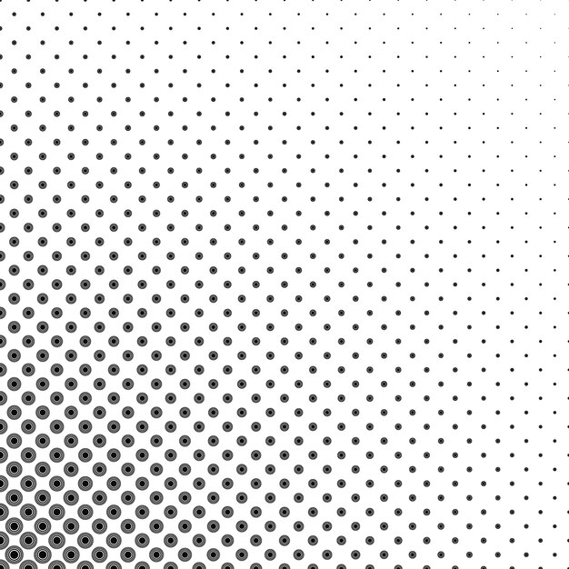 Puntos de semitono negros sobre fondo blanco