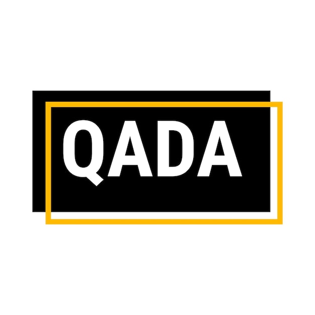 Qada Black Vector Callout Banner con información sobre cómo recuperar los días de ayuno perdidos