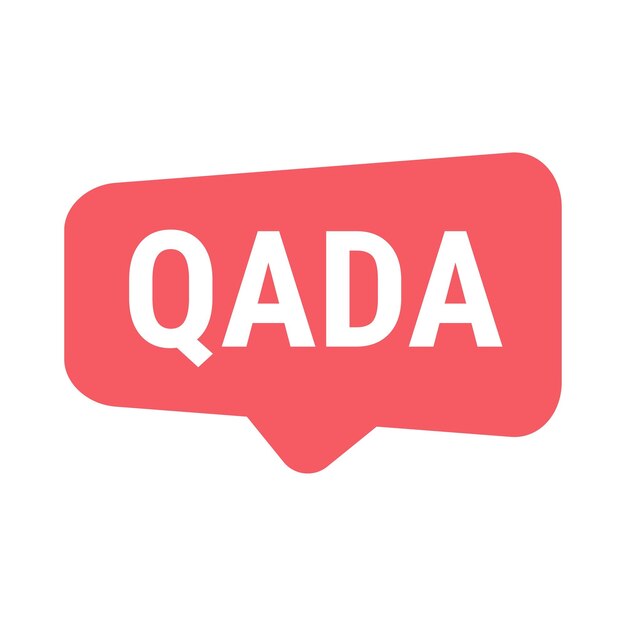 Qada Red Vector Callout Banner con información sobre cómo recuperar los días de ayuno perdidos