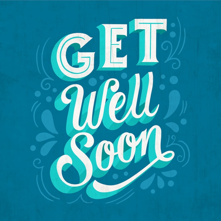 Vector gratuito que te mejores pronto letras